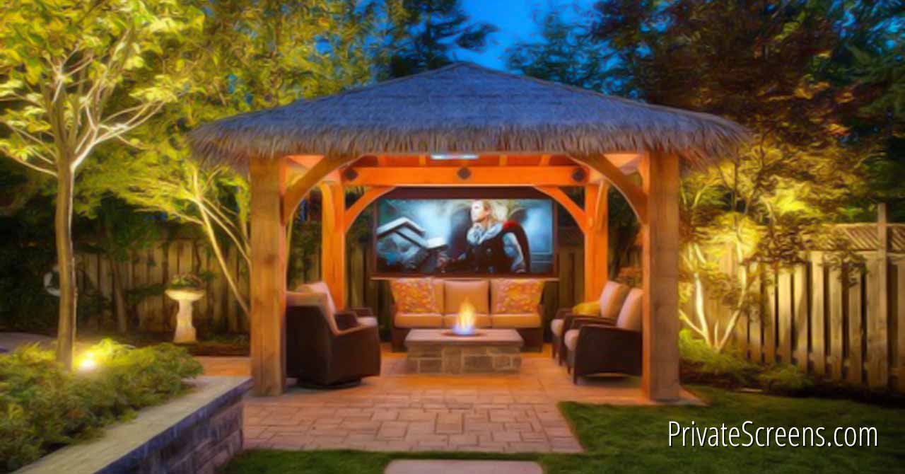 How to Turn Your Gazebo into an Outdoor Theater