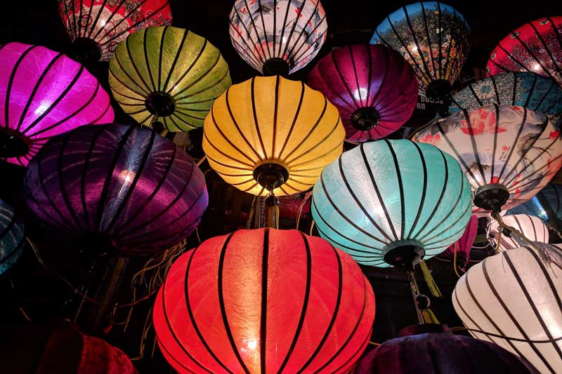 hanging lanterns