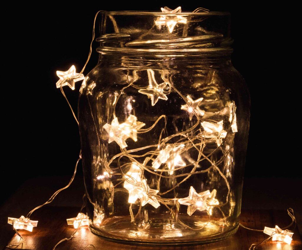 homemade table lantern