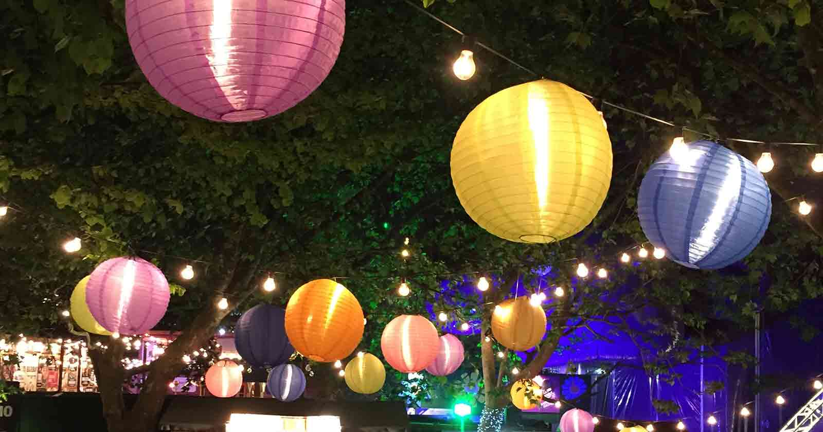 outdoor lighting screams ambiance